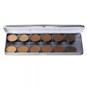 Olive-Brown MatteHD Foundation Palette 12 Shades