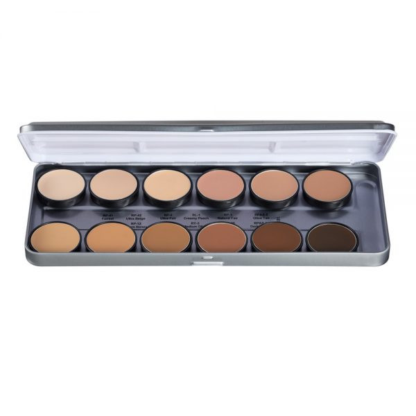 Theatrical Foundation Palette 12 Creme Colors