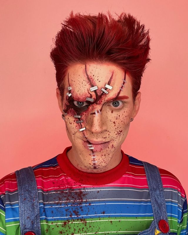 Wanna Play? 🔪⁠
We're friends til the end with @zachflu 's Chucky! Zach deftly fashioned the doll's iconic scars with our Nose & Scar Wax.